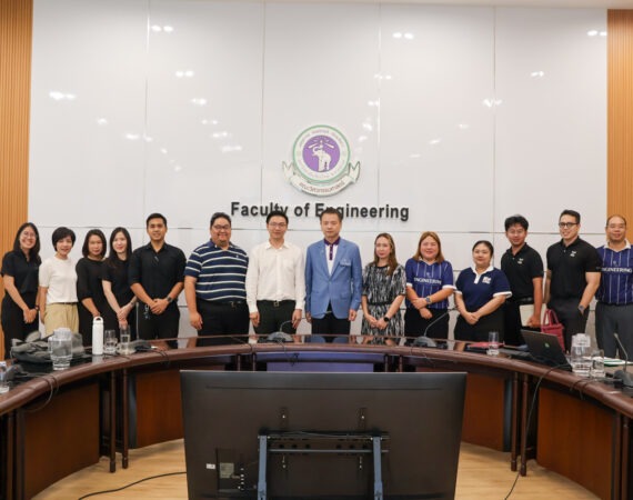 Faculty of Engineering, Chiang Mai University Welcomes Faculty of Pharmacy Delegations for Benchmarking on International Management and International Curriculum