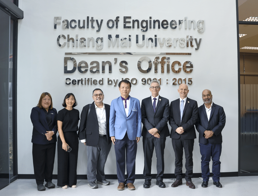 Faculty of Engineering, CMU, Advances International Collaboration and Joint Curriculum, Holding Discussions with Senior Executives from Curtin University